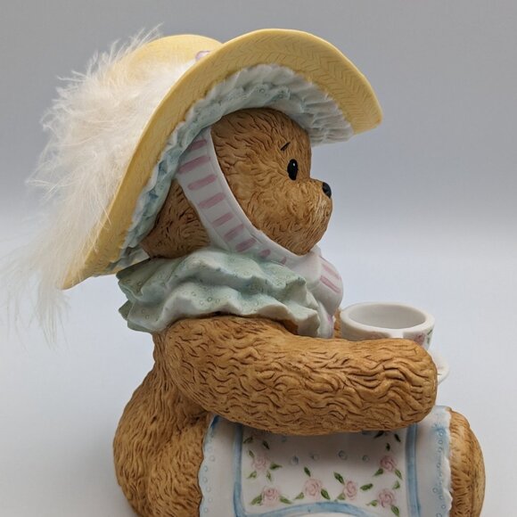 Chapeau Noelle by Lucy Rigg Linda Bear Tea Set Figurine 1993, Limited Edition - Picture 6 of 10